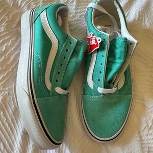 NEW turquoise Vans